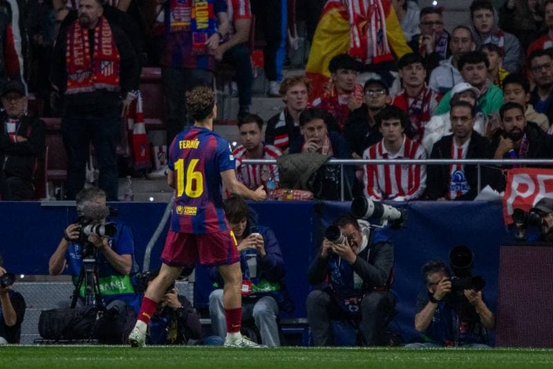 Football. UEFA Champions League. Atletico Madrid - FC Barcelona. 14.04.2026