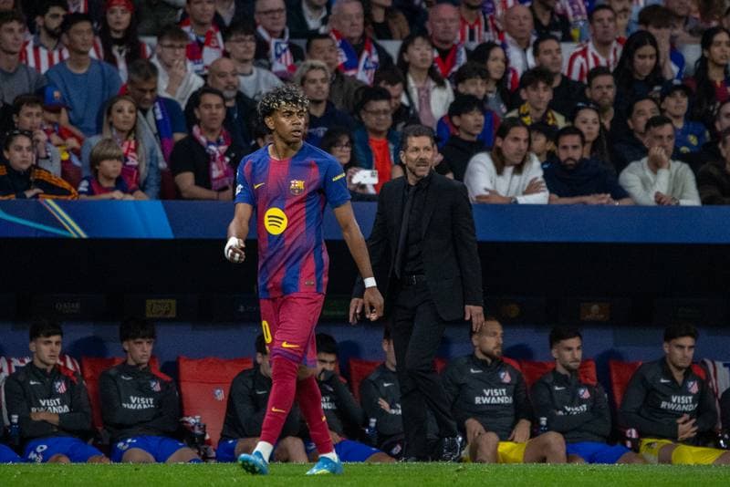 Football. UEFA Champions League. Atletico Madrid - FC Barcelona. 14.04.2026