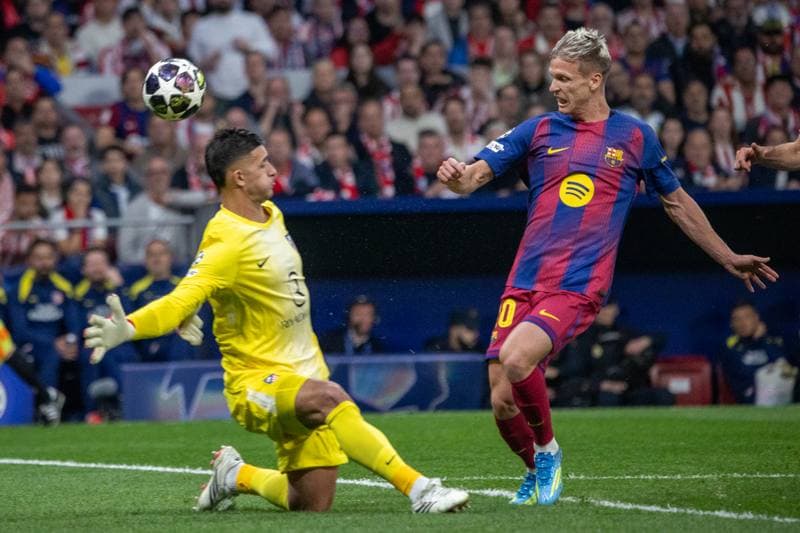 Football. UEFA Champions League. Atletico Madrid - FC Barcelona. 14.04.2026