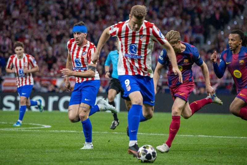 Football. UEFA Champions League. Atletico Madrid - FC Barcelona. 14.04.2026