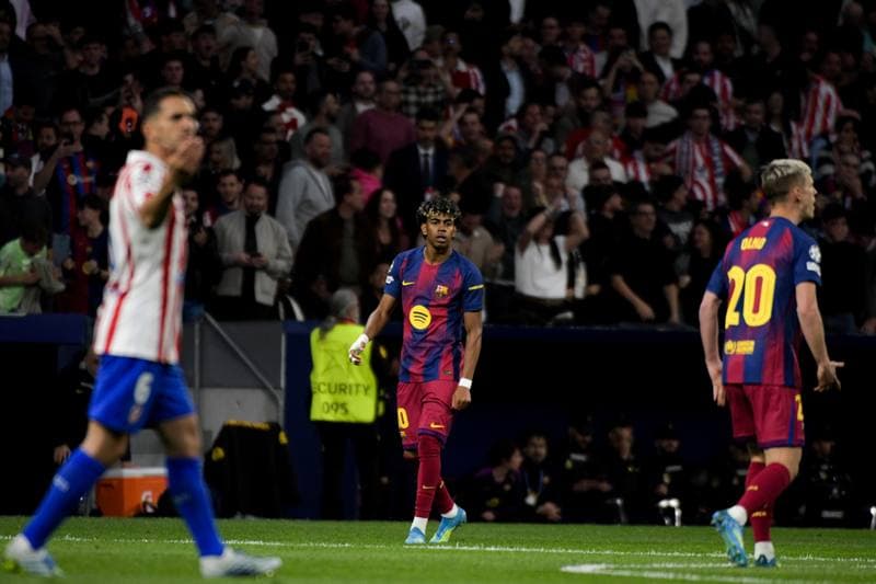 Football. UEFA Champions League. Atletico Madrid - Barcelona. 14.04.2026