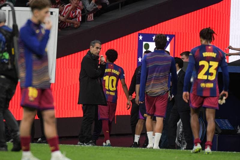 Football. UEFA Champions League. Atletico Madrid - Barcelona. 14.04.2026