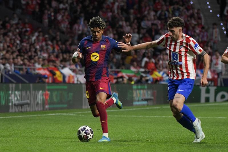 Football. UEFA Champions League. Atletico Madrid - Barcelona. 14.04.2026