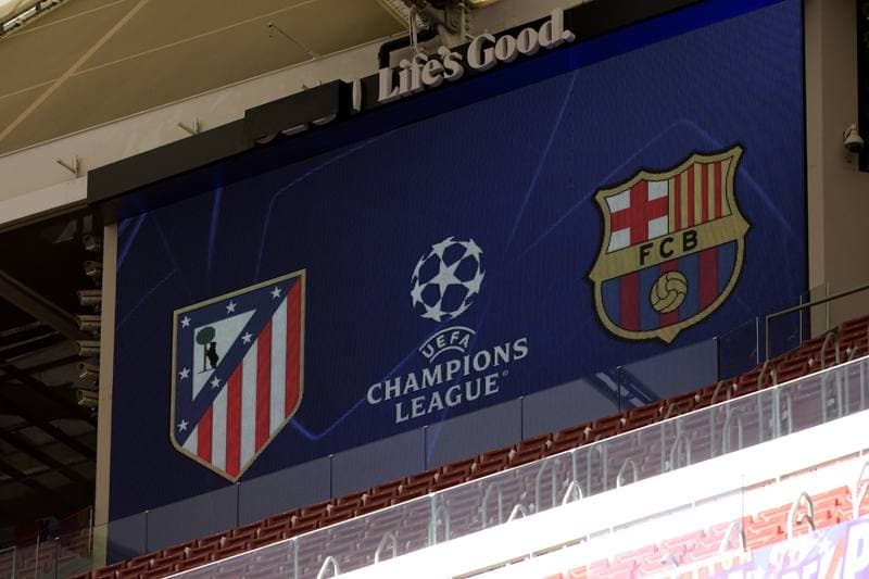 Football. UEFA Champions League. Atletico Madrid - Barcelona. 14.04.2026