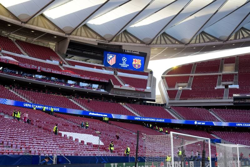 Football. UEFA Champions League. Atletico Madrid - Barcelona. 14.04.2026