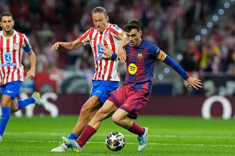 Football. UEFA Champions League. Atletico Madrid - FC Barcelona. 14.04.2026