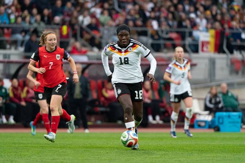 Football. FIFA Women's World Cup Qualifiers. Germany - Austria. 14.04.2026