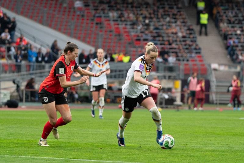 Football. FIFA Women's World Cup Qualifiers. Germany - Austria. 14.04.2026