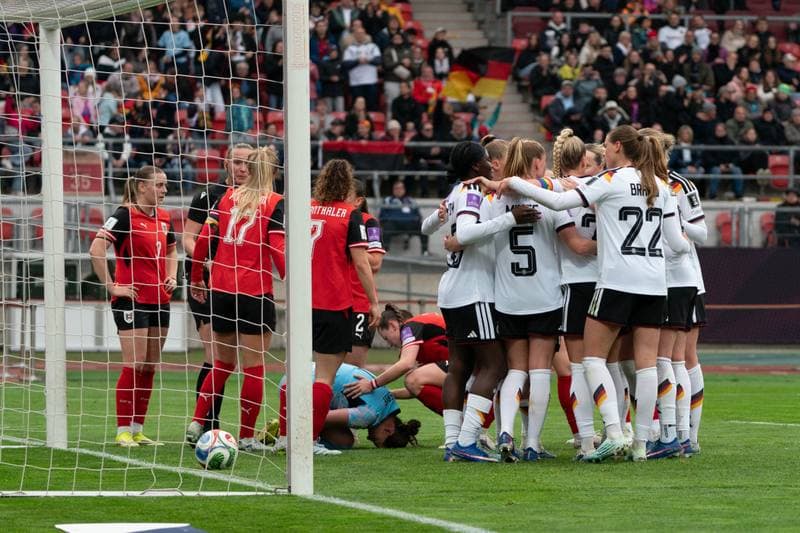 Football. FIFA Women's World Cup Qualifiers. Germany - Austria. 14.04.2026