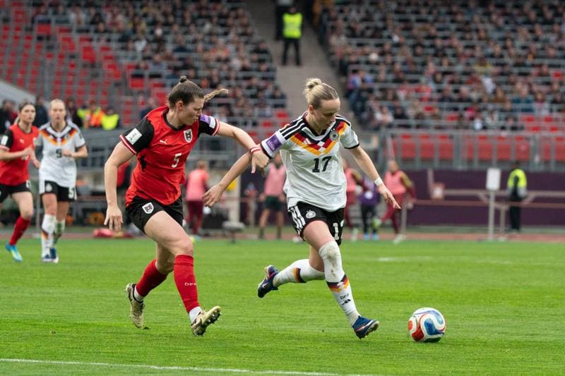 Football. FIFA Women's World Cup Qualifiers. Germany - Austria. 14.04.2026