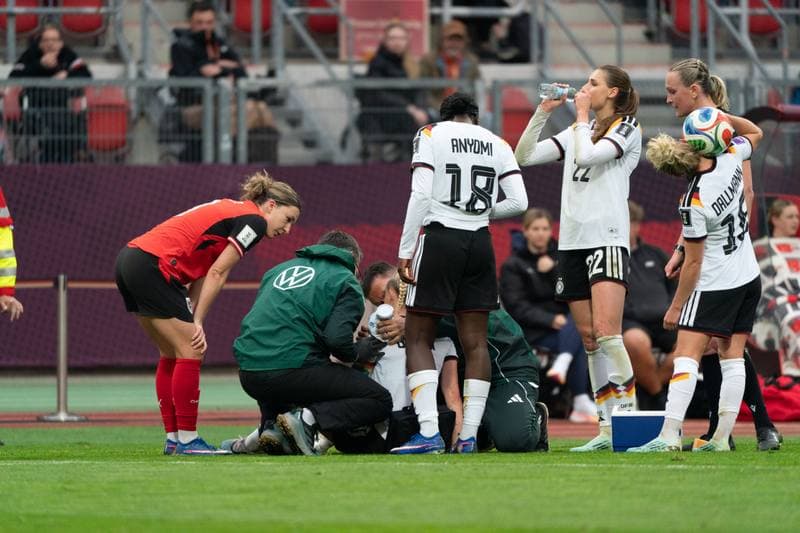 Football. FIFA Women's World Cup Qualifiers. Germany - Austria. 14.04.2026