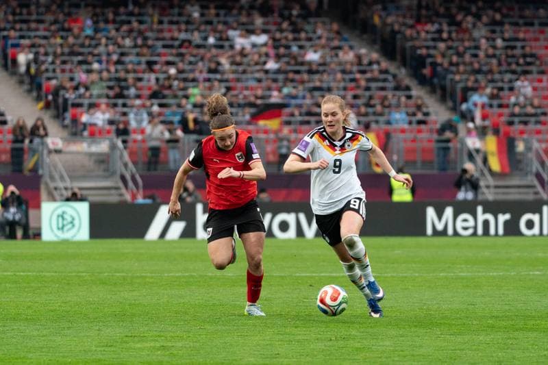 Football. FIFA Women's World Cup Qualifiers. Germany - Austria. 14.04.2026
