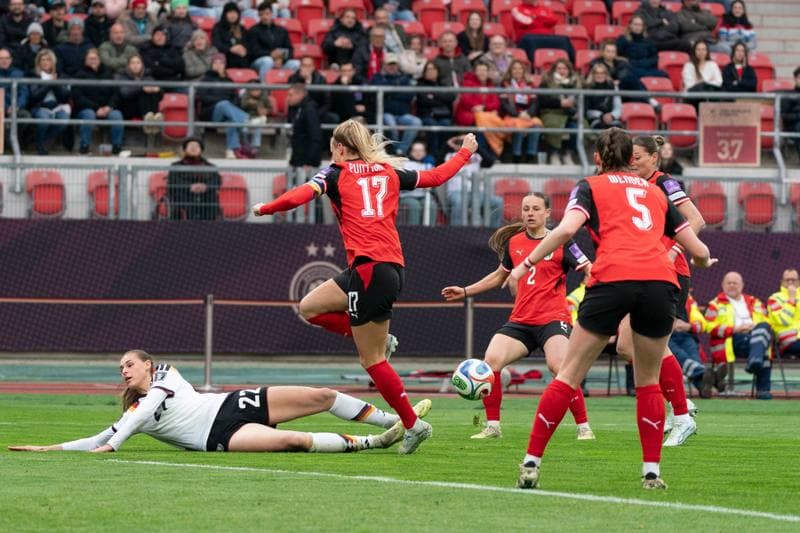 Football. FIFA Women's World Cup Qualifiers. Germany - Austria. 14.04.2026
