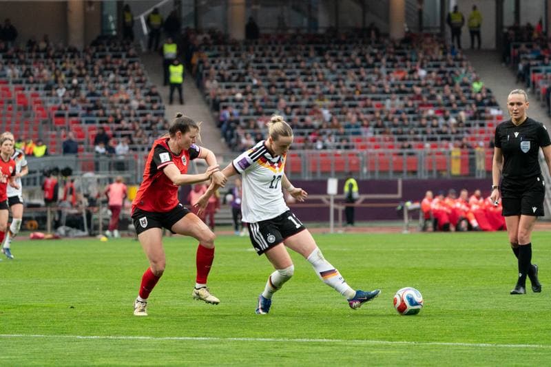 Football. FIFA Women's World Cup Qualifiers. Germany - Austria. 14.04.2026