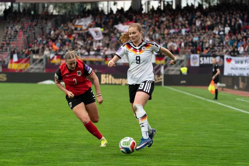 Football. FIFA Women's World Cup Qualifiers. Germany - Austria. 14.04.2026