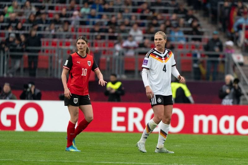 Football. FIFA Women's World Cup Qualifiers. Germany - Austria. 14.04.2026