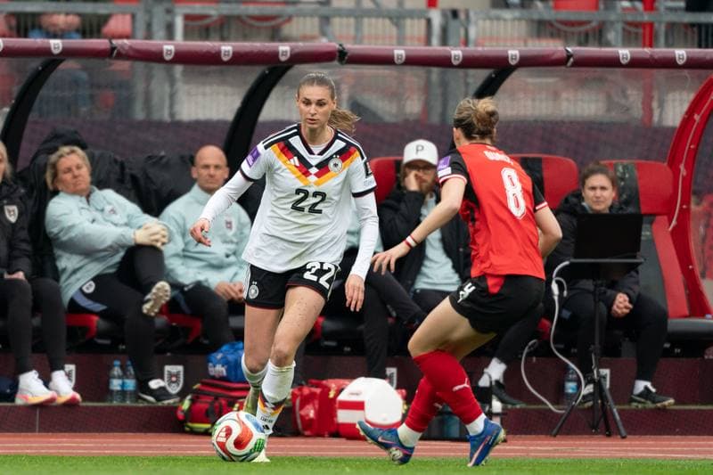 Football. FIFA Women's World Cup Qualifiers. Germany - Austria. 14.04.2026
