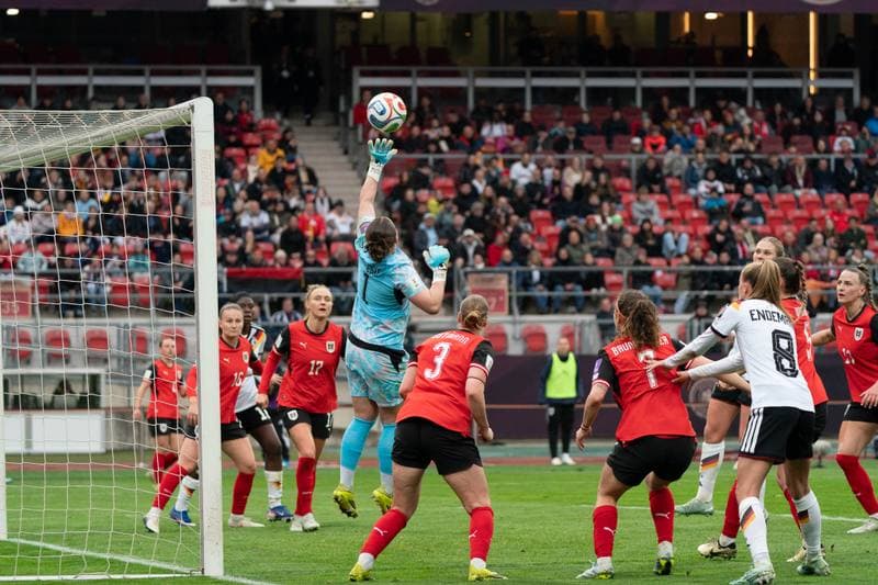 Football. FIFA Women's World Cup Qualifiers. Germany - Austria. 14.04.2026