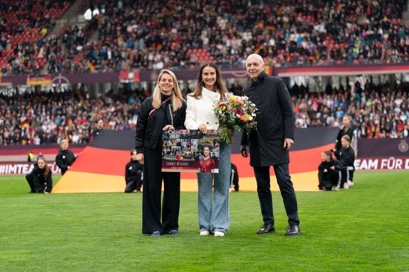 Football. FIFA Women's World Cup Qualifiers. Germany - Austria. 14.04.2026