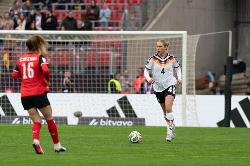 Football. FIFA Women's World Cup Qualifiers. Germany - Austria. 14.04.2026