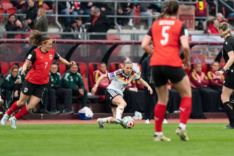 Football. FIFA Women's World Cup Qualifiers. Germany - Austria. 14.04.2026