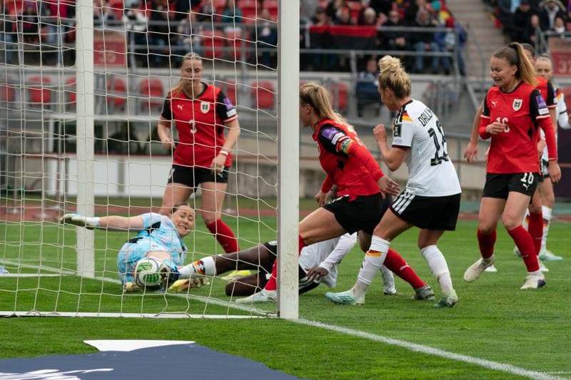 Football. FIFA Women's World Cup Qualifiers. Germany - Austria. 14.04.2026