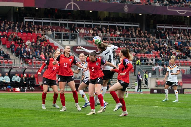 Football. FIFA Women's World Cup Qualifiers. Germany - Austria. 14.04.2026