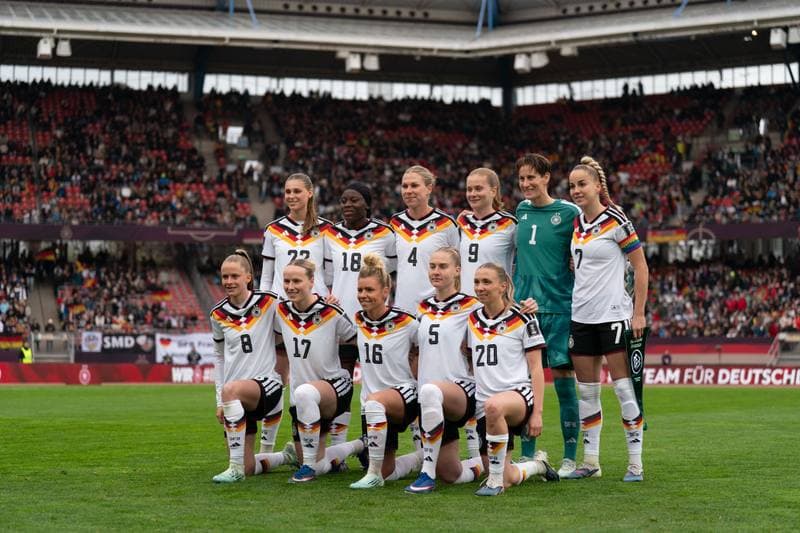 Football. FIFA Women's World Cup Qualifiers. Germany - Austria. 14.04.2026