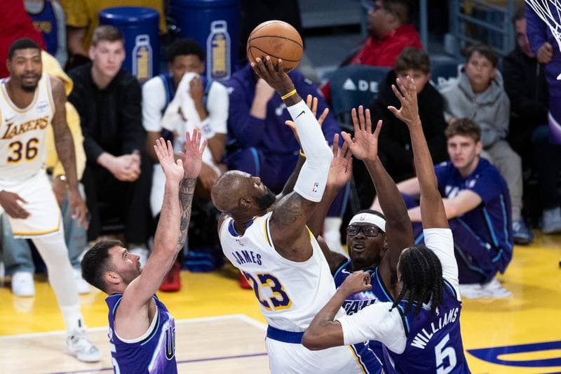 Basketball. NBA. Los Angeles Lakers - Utah Jazz. 12.04.2026