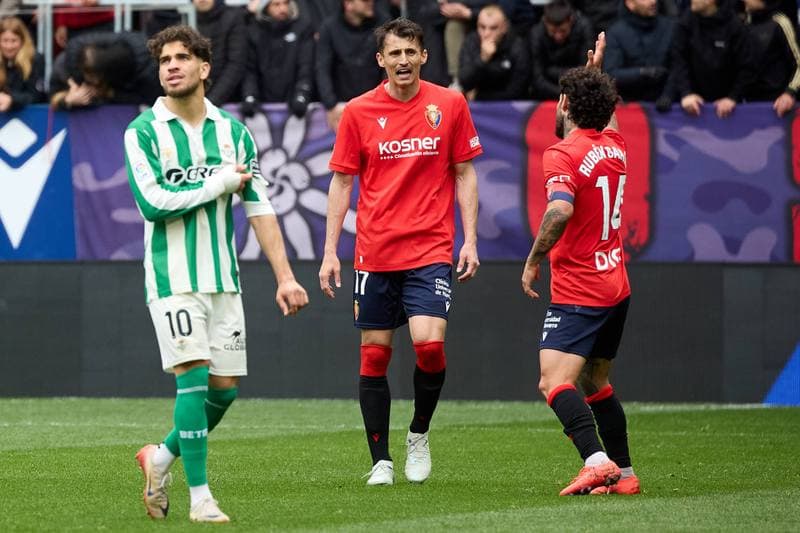 Football. La Liga. CA Osasuna - Real Betis. 12.04.2026