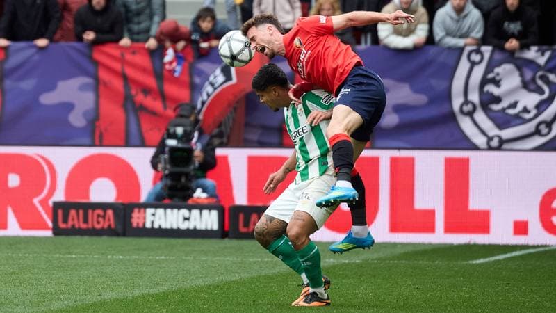 Football. La Liga. CA Osasuna - Real Betis. 12.04.2026