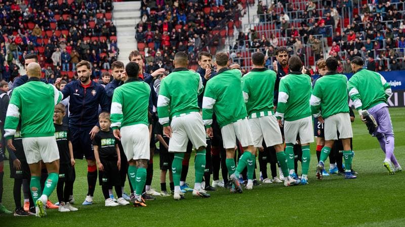 Football. La Liga. CA Osasuna - Real Betis. 12.04.2026