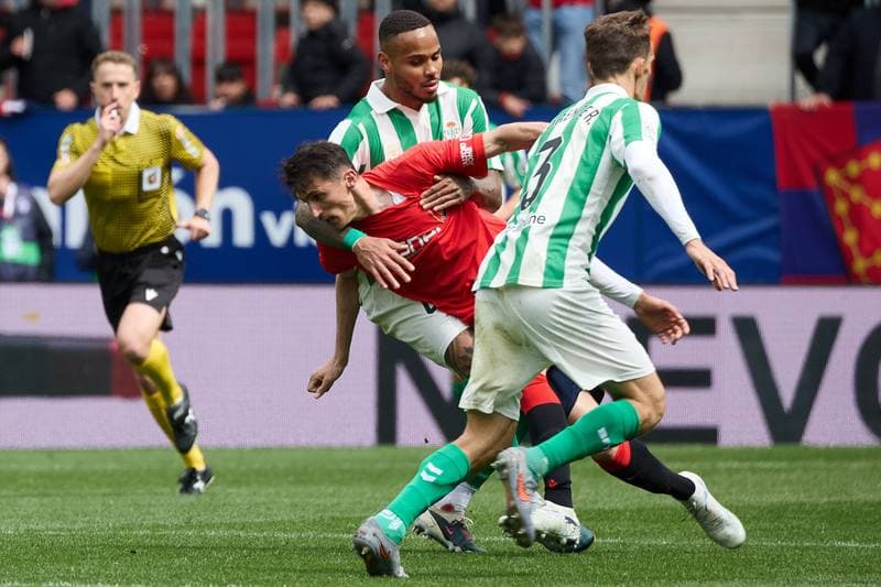 Football. La Liga. CA Osasuna - Real Betis. 12.04.2026