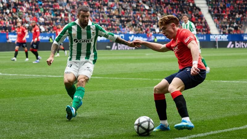 Football. La Liga. CA Osasuna - Real Betis. 12.04.2026
