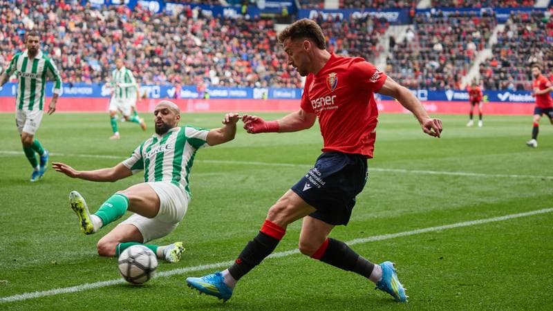 Football. La Liga. CA Osasuna - Real Betis. 12.04.2026