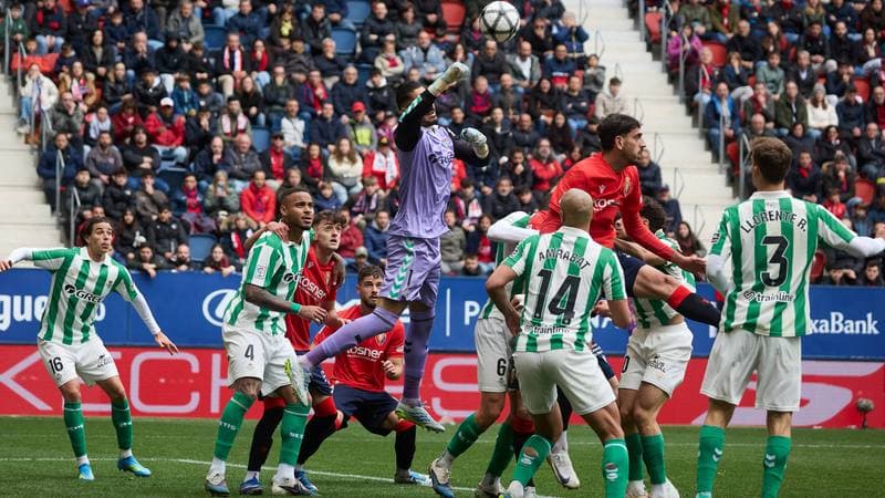 Football. La Liga. CA Osasuna - Real Betis. 12.04.2026
