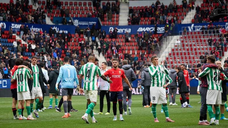 Football. La Liga. CA Osasuna - Real Betis. 12.04.2026