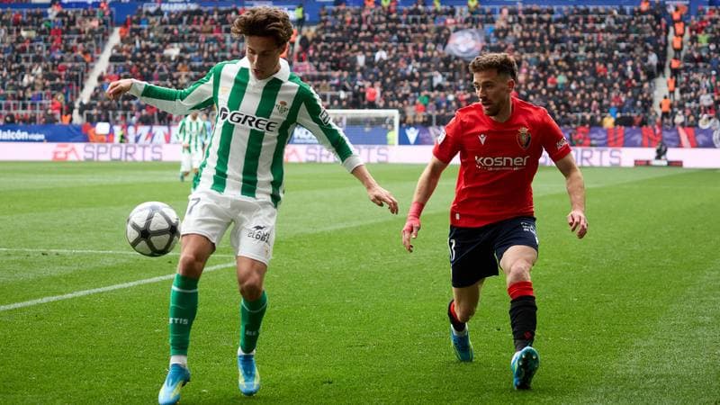 Football. La Liga. CA Osasuna - Real Betis. 12.04.2026