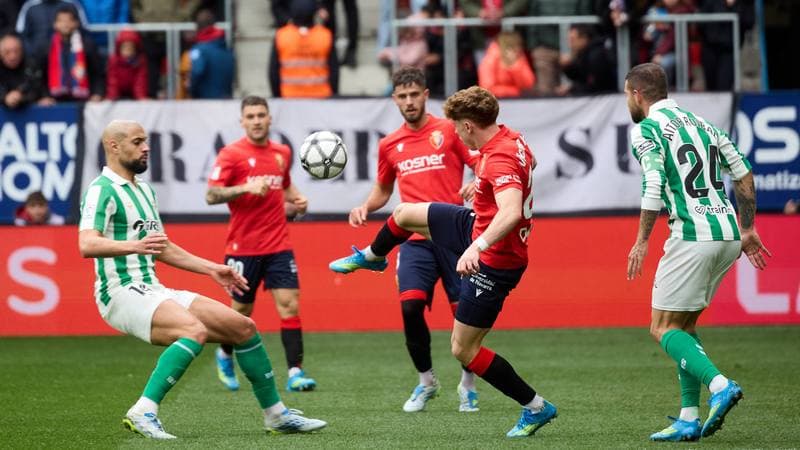 Football. La Liga. CA Osasuna - Real Betis. 12.04.2026