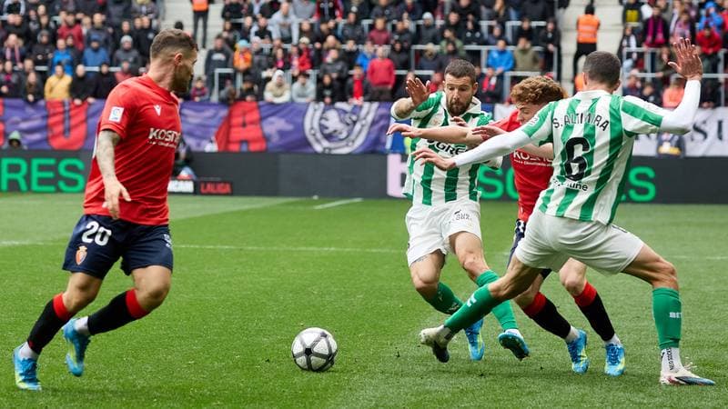 Football. La Liga. CA Osasuna - Real Betis. 12.04.2026