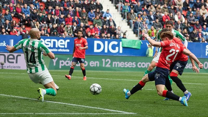 Football. La Liga. CA Osasuna - Real Betis. 12.04.2026