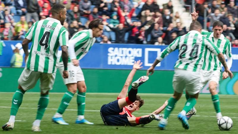 Football. La Liga. CA Osasuna - Real Betis. 12.04.2026