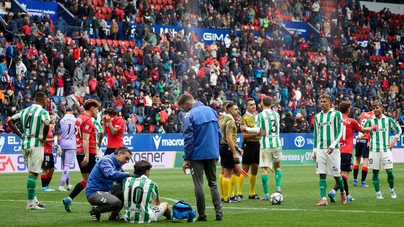 Football. La Liga. CA Osasuna - Real Betis. 12.04.2026