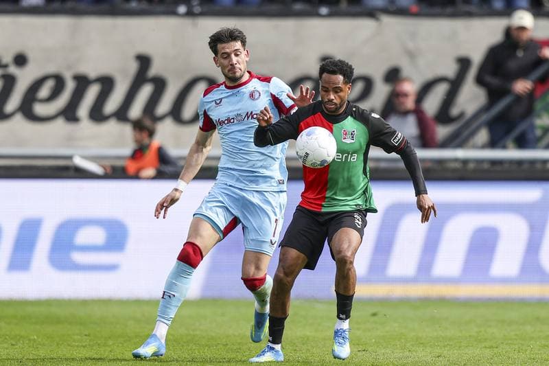 Football. Dutch Eredivisie. NEC - Feyenoord. 12.04.2026