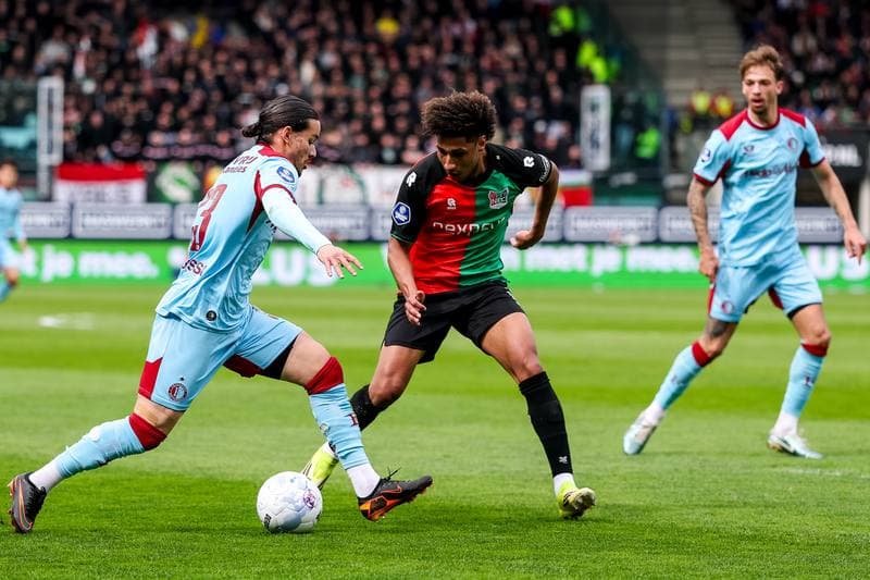 Football. Dutch Eredivisie. NEC - Feyenoord. 12.04.2026