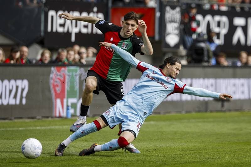 Football. Eredivisie. NEC - Feyenoord. 12.04.2026