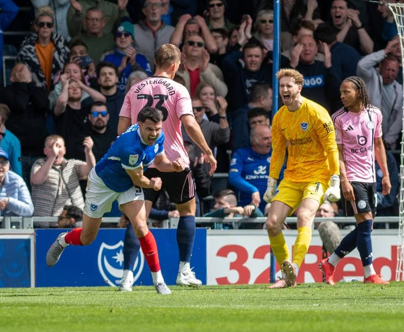 Football. Sky Bet Championship. Portsmouth - Leicester City. 18.04.2026