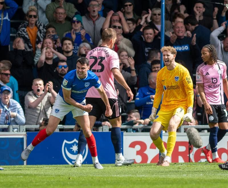 Football. Sky Bet Championship. Portsmouth - Leicester City. 18.04.2026