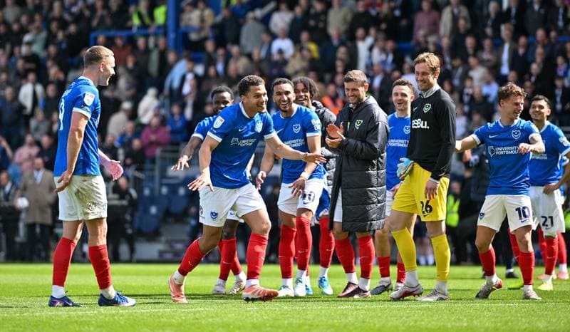 Football. Sky Bet Championship. Portsmouth - Leicester City. 18.04.2026