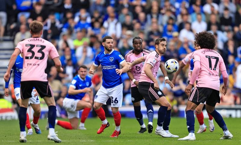 Football. Sky Bet Championship. Portsmouth - Leicester City. 18.04.2026